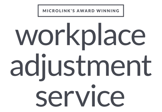 Microlink's award winning workplace adjustment service